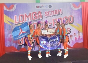 Tampil Memukau, Tim Queen of Demokrat Raih Juara 1 Lomba Senam Poco-Poco FOKBI Tarakan