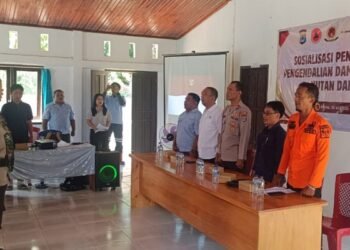 Cegah Karhutla, Polresta Bulungan Bersama BPBD dan Babinsa Gelar Sosialisasi Pencegahan Kebakaran Hutan dan Lahan