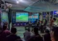 Nobar Argentina vs Mesir, Kodim Tarakan Perkuat Kemanunggalan TNI-Rakyat