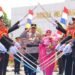 Polda Kaltara Gelar Upacara Pelepasan Irjen Pol Djati Wiyoto Abadhy dan Ny. Sari Djati