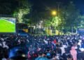 Nobar Semifinal Makin Semarak, Kodim 0907 Tarakan Perkuat Suasana Guyub