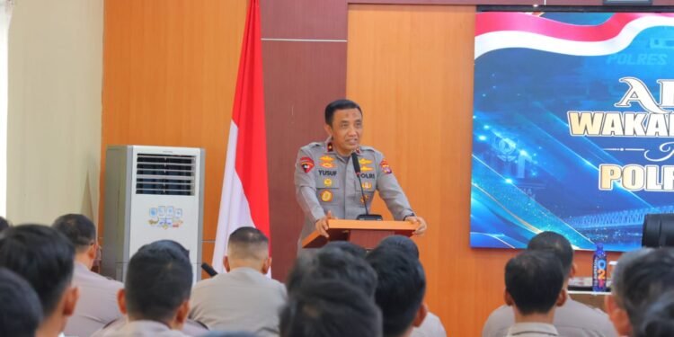 Wakapolda Kaltara Berikan Arahan Kepada Personel Polres Malinau