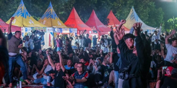 Kodim 0907/Tarakan Hadir di Tengah Euforia Nobar Final Piala Dunia 2026