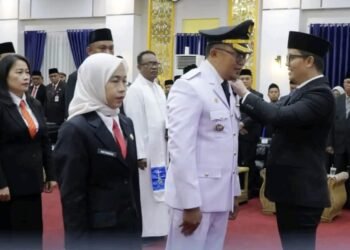 Pelantikan 82 ASN di Tana Tidung, Bupati Tekankan Kinerja dan Integritas