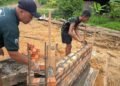 Pembangunan Jembatan Beton Desa Seludau Hampir Rampung, Masuk Tahap Akhir