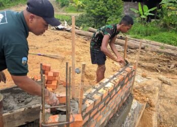 Pembangunan Jembatan Beton Desa Seludau Hampir Rampung, Masuk Tahap Akhir