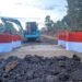 Pembangunan Jembatan Beton Seludau Masuki Tahap Akhir, Proses Pengecatan Dimulai