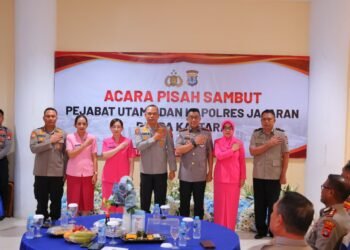 Polda Kaltara Gelar Kenal Pamit Sejumlah Pejabat Utama dan Kapolres Jajaran