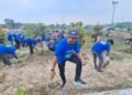 Sambut HUT ke-25, Demokrat Tarakan dan Pemkot Kolaborasi Kerja Bakti Lewat “Langit Biru”