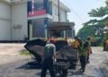 Kawal Aspirasi Warga, Herman Hamid Realisasikan Pengaspalan Jalan Pulau Nias di Kampung Satu