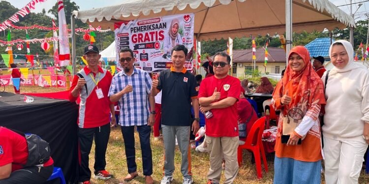 Sambut HUT ke-81 RI, DPD PKS Tarakan Hadirkan Layanan Kesehatan Gratis
