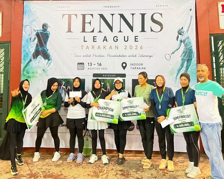 Dinda/Raisya Juara Tarakan Tennis League Seri 1