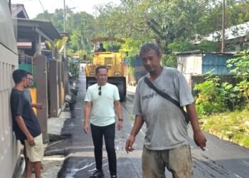 Berkat Perjuangan Herman Hamid, Gang Pelayaran Sebengkok Akhirnya Diaspal