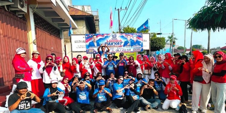 Semarak HUT RI dan Demokrat, DPC Partai Demokrat Tarakan Gelar Lomba Rakyat Serentak