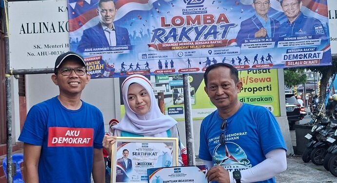 Kheisya Zakia Azzahra Sabet Juara Pidato AHY Muda Tingkat Kaltara