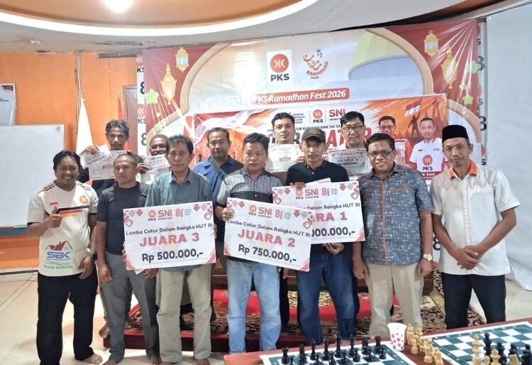 48 Pecatur Adu Strategi di Turnamen Kemerdekaan, Muhammad Nasir Dorong Lahirnya Atlet Catur Berprestasi dari Nunukan