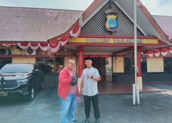 Pertanyakan Perkembangan Kasus Penghinaan Pancasila, Korlap Aliansi Masyarakat Cinta Damai Sambangi Polres Tarakan