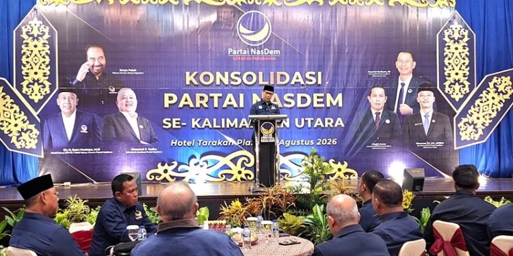 Konsolidasi NasDem Kaltara, Supa’ad Tegaskan Soliditas Kader dan Capaian Struktur Organisasi