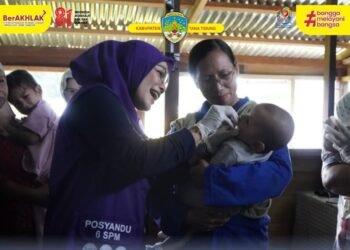 Cegah Stunting, Posyandu di Tana Tidung Salurkan Vitamin A dan Makanan Tambahan