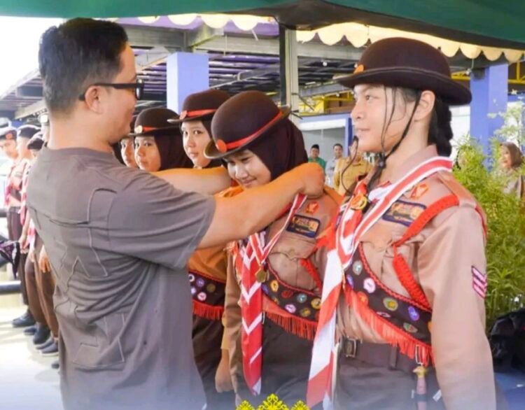 Bupati Ibrahim Ali Lepas Kontingen Pramuka Tana Tidung Menuju Jamnas XII 2026