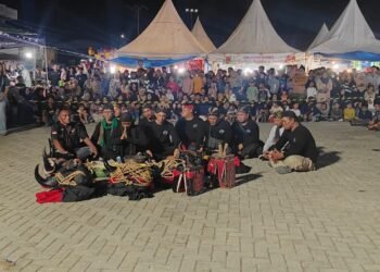 Penampilan Bantengan Meriahkan Malam Penutupan Expo dan Bazaar UMKM di Tanjung Selor