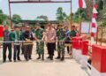 Dandim 0914/TNT Resmikan Jembatan Beton Merah Putih di Seludau, Gantikan Jembatan Kayu Rawan Roboh