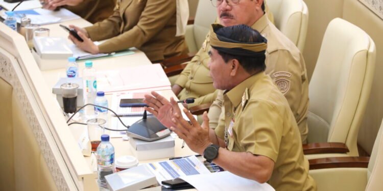 Gubernur Usulkan Optimalisasi HGU di RDP Komisi II DPR RI