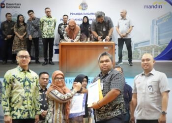 BPN Kaltim Gandeng Bank Mandiri, Layanan Payroll Pegawai Diperkuat