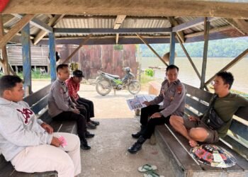 Tingkatkan Kewaspadaan Masyarakat, Sat Binmas Polresta Bulungan Gelar Sambang dan Sosialisasi Kemasyarakatan