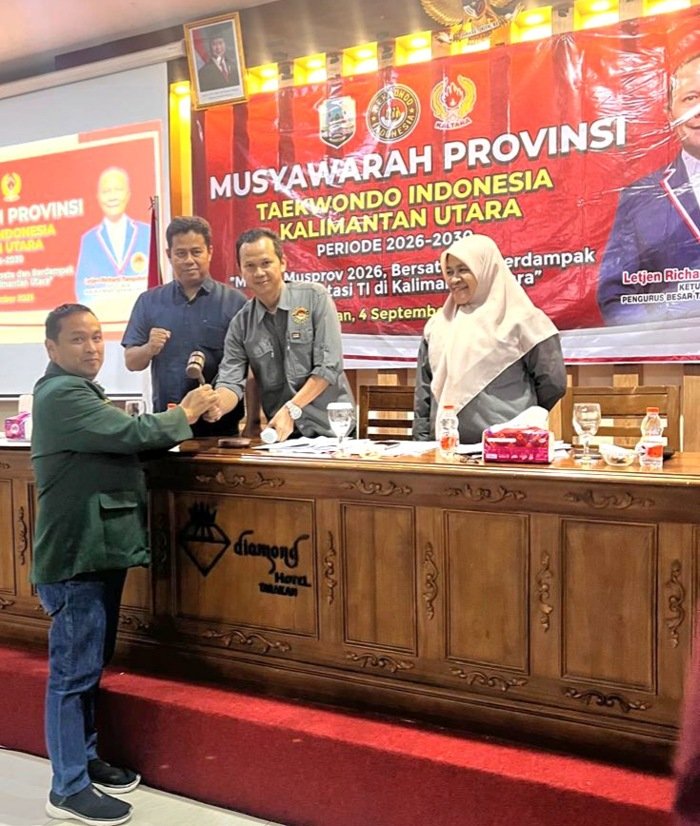 Terpilih Aklamasi, Daud Nawir Kembali Pimpin Taekwondo Indonesia Kaltara