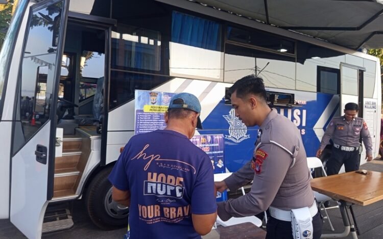 Sambut HUT Lantas ke-71, Polresta Bulungan Buka Layanan SIM Keliling di CFD Tebu Kayan