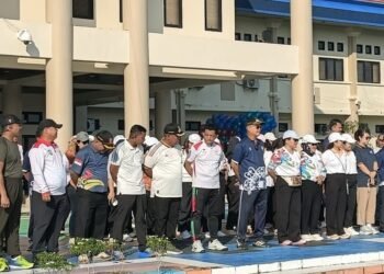 Meriahkan HAORNAS, Ketua KONI Kaltara Hadiri Launching Logo dan Maskot Porprov II Kaltara di Malinau