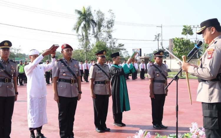 Kasat Narkoba dan Samapta Polresta Bulungan Berganti, Kombes Rofikoh Minta Pejabat Baru Segera Beradaptasi