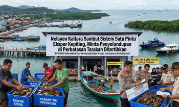 Nelayan Kaltara Sambut Sistem Satu Pintu Ekspor Kepiting, Minta Penyelundupan di Perbatasan Tarakan Ditertibkan