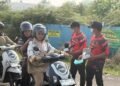 Kualitas Udara Memburuk, BPBD Tarakan Bagikan Masker ke Warga