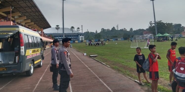 Amankan Camp Festival, Polresta Bulungan Siagakan Personel dan Tim Dokkes di Stadion Andi Tjatjok