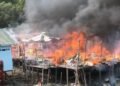 Kebakaran Hebat di Kampung Nelayan Tarakan Hanguskan Rumah dan Bengkel