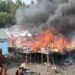 Kebakaran Hebat di Kampung Nelayan Tarakan Hanguskan Rumah dan Bengkel