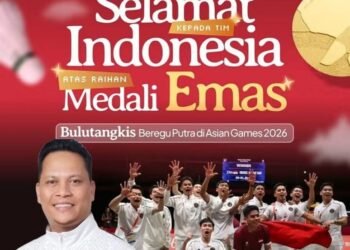 Putus Dahaga 28 Tahun, Hasan Basri Puji Emas Beregu Putra di Asian Games 2026