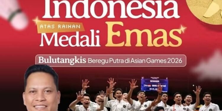 Putus Dahaga 28 Tahun, Hasan Basri Puji Emas Beregu Putra di Asian Games 2026