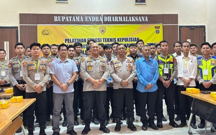 Kapolresta Bulungan Buka Pelatihan Fungsi Teknis Kepolisian Tahun 2026
