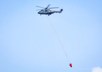 Penanganan Karhutla Diperkuat, Water Bombing Sasar Lima Titik Prioritas di IKN