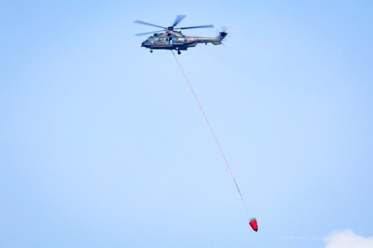 Penanganan Karhutla Diperkuat, Water Bombing Sasar Lima Titik Prioritas di IKN
