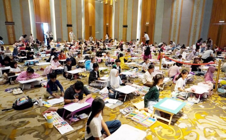 Rayakan 10 Tahun, Aruna Senggigi Gelar Lomba Mewarnai Asah Kreativitas Anak