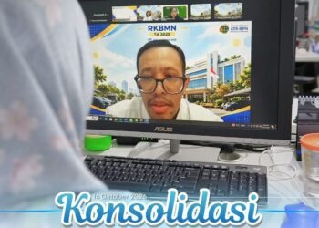 Perkuat Perlindungan Aset Negara, Kantah Balikpapan Ikuti Konsolidasi RKBMN
