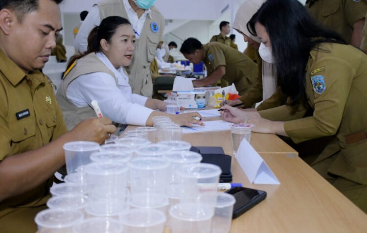 Pemprov Gelar Tes Urine Massal, 500 ASN Jadi Sasaran