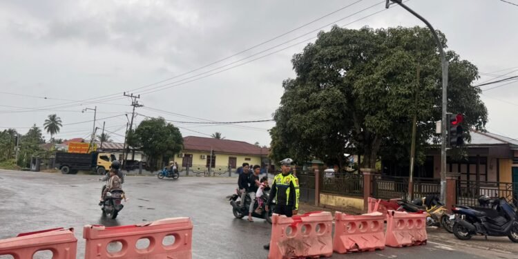 Jaga Kenyamanan Warga, Sat Lantas dan Sat Samapta Polresta Bulungan Amankan Kegiatan CFD 