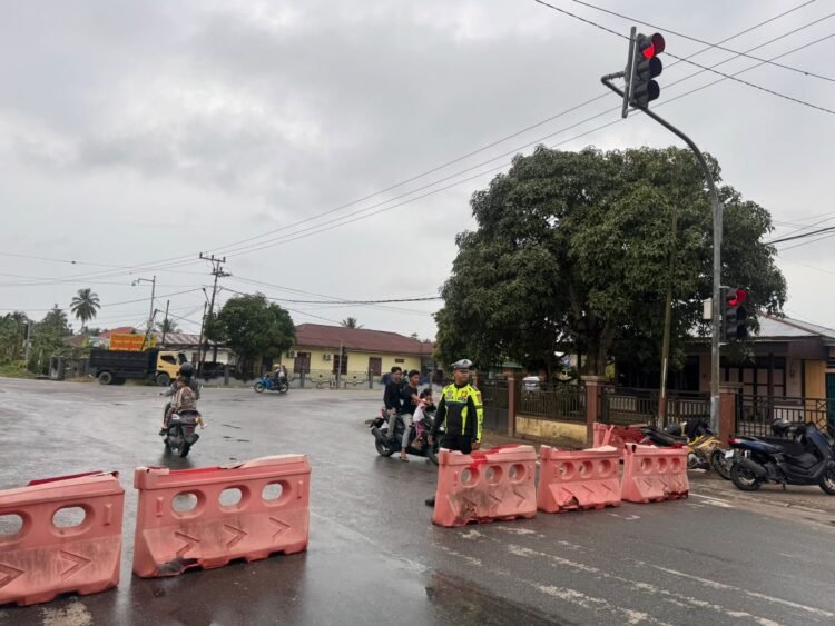 Jaga Kenyamanan Warga, Sat Lantas dan Sat Samapta Polresta Bulungan Amankan Kegiatan CFD