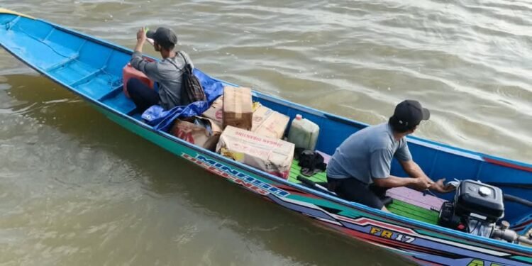 Tim Security PHM Selamatkan Warga yang Tenggelam di Perairan Mahakam