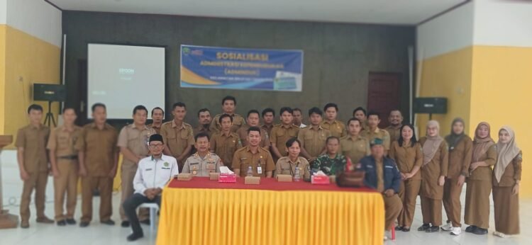 Tingkatkan Tertib Kependudukan, Polsek Sekatak Hadiri Sosialisasi Adminduk di Gedung BPU